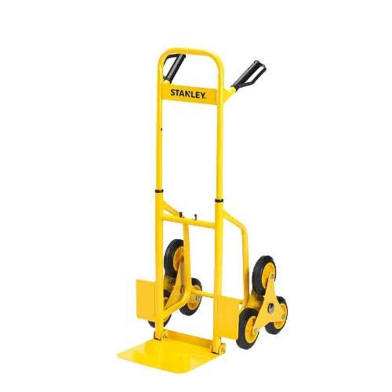 Stanley 120kg Steel Yellow Folding Stair Climbing Hand Truck, SXWTD-FT521
