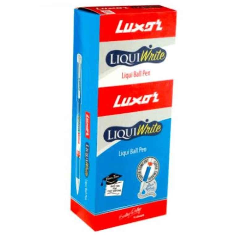 Luxor Liquiwrite 1.0mm Black Ball Point Pen, 1762 (Pack of 500)