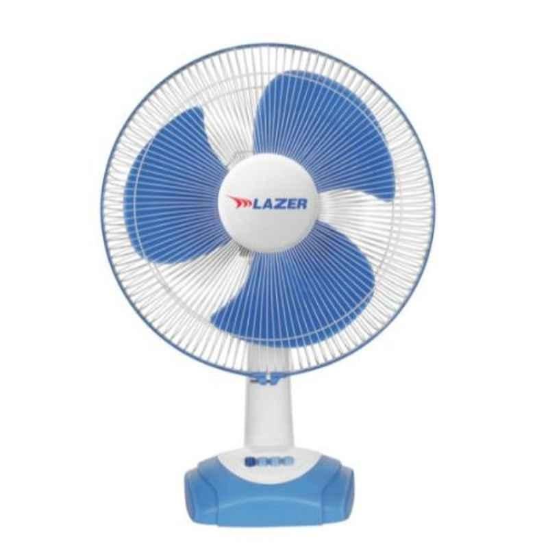 Lazer X-Cel Air H/S 120W Blue Table Fan, Sweep: 400 mm