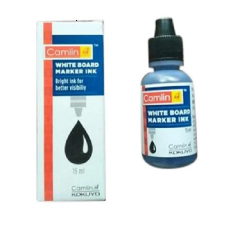 Camlin Black White Board Marker Ink, 20000C407 (Pack of 10)