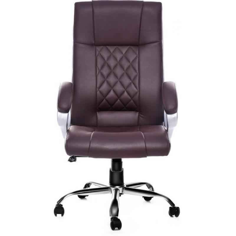 Mezonite High Back Synthetic Leatherette Brown Office Chair
