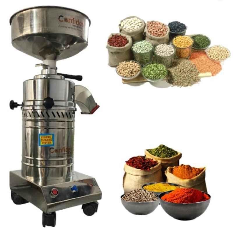 Confider 1HP Stainless Steel Single Phase Flour Mill, TTF1R