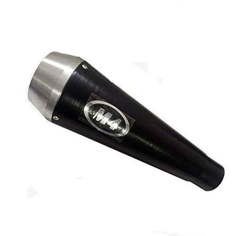 RA Accessories Black M4 Silencer Exhaust for Yamaha Gladiator RS