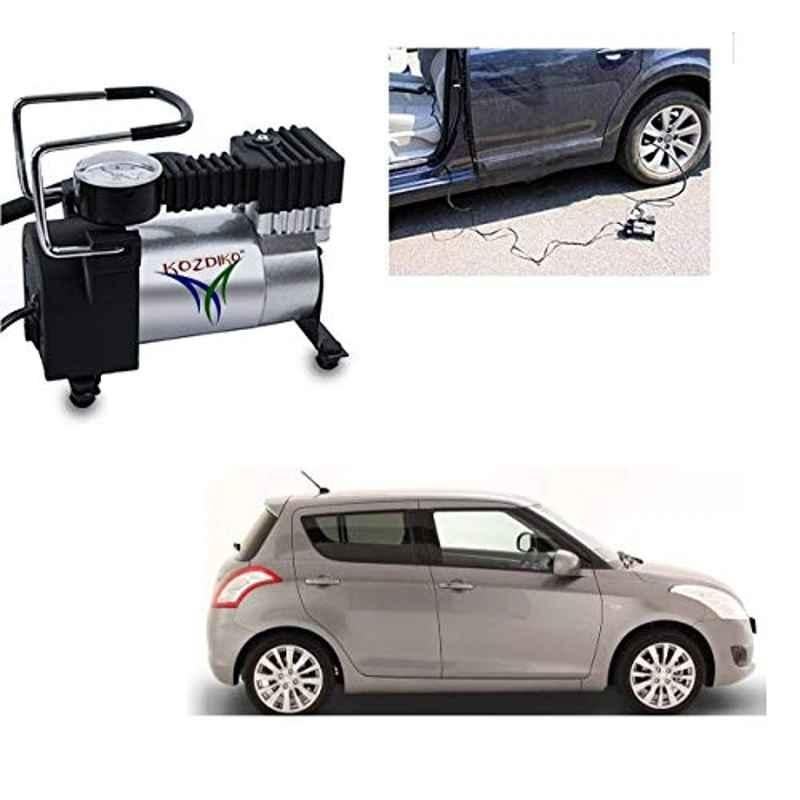 Kozdiko 12V DC Heavy Duty Metal Tyre Inflator for Maruti Suzuki Swift Type-22011_2017, Tyre_Inflator_D101