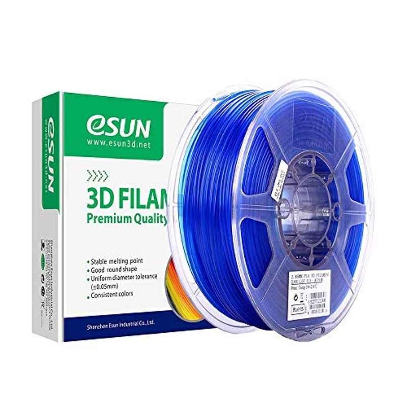 eSUN 1kg 1.75mm Glass Light Blue PLA Filament for 3D Printer