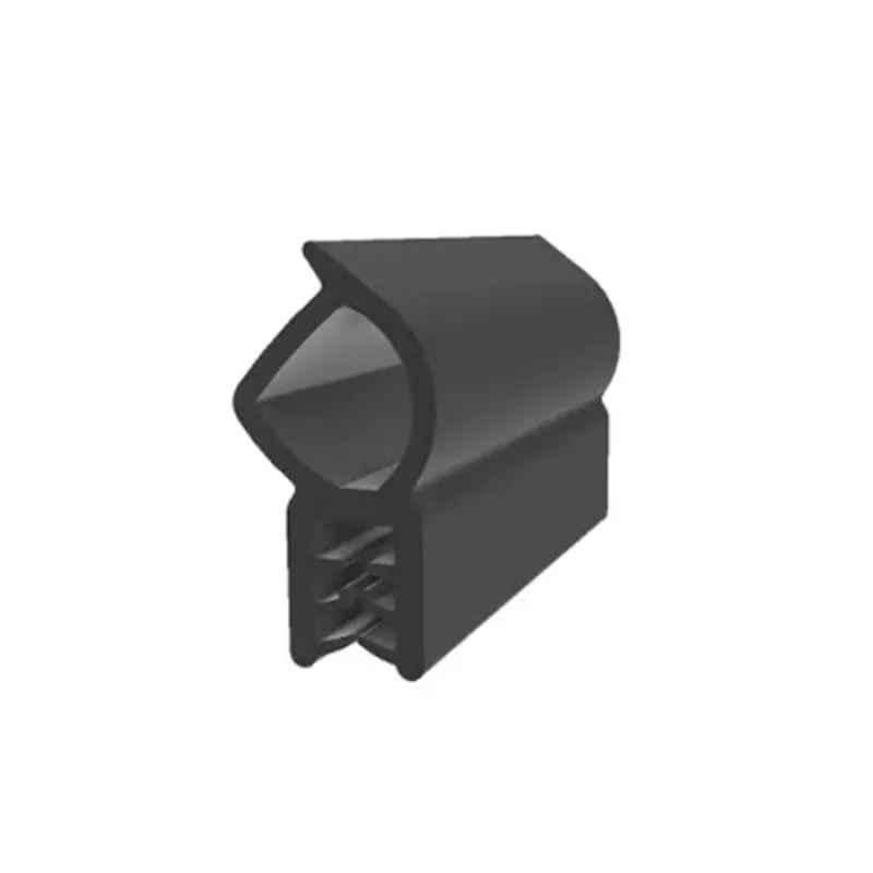 RS Pro 20m Black EPDM Edging Strip Roll, 1752580