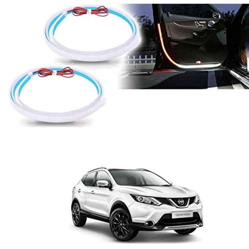 Kozdiko 2 Pcs 120cm Car Door Opening Warning LED Strips Safety Light Set for Nissan Qashqai
