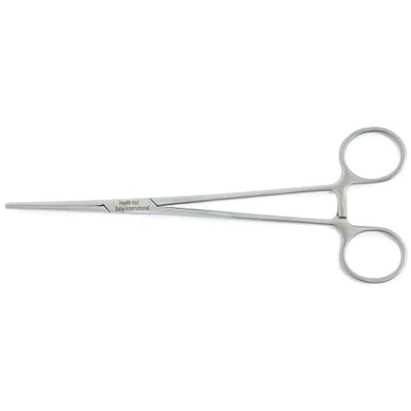 Health Hut 8 inch Stainless Steel Silver Straight Mosquito Artery Forceps, MAF-ST-08