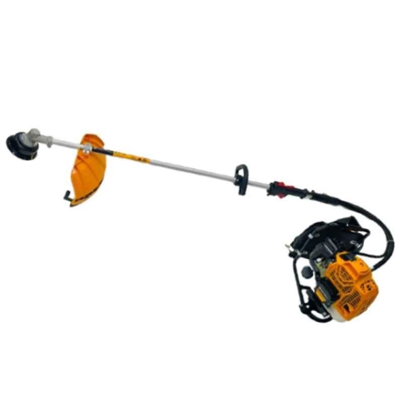 Royal Kissan 3.4HP 52CC 2 Stroke Back Pack Brush Cutter with 80T, 2T & Nylon Trimmer Blades, RK-52CCN