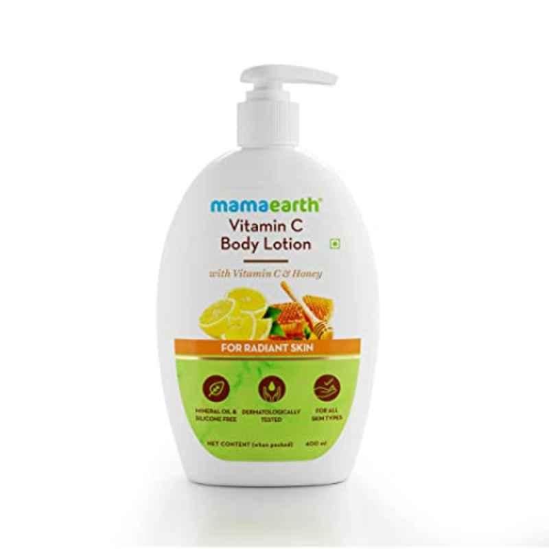 Mamaearth 400ml Vitamin C Body Lotion For Radiant Skin, MAE2004