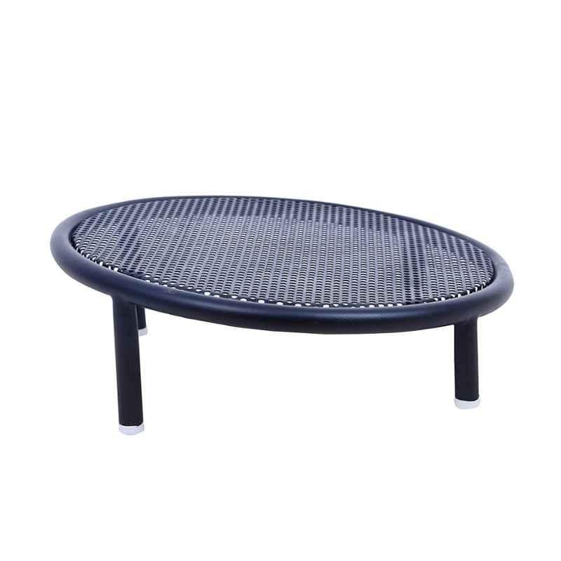 eStand Steel Matt Black Ergonomic Foot Rest Stool