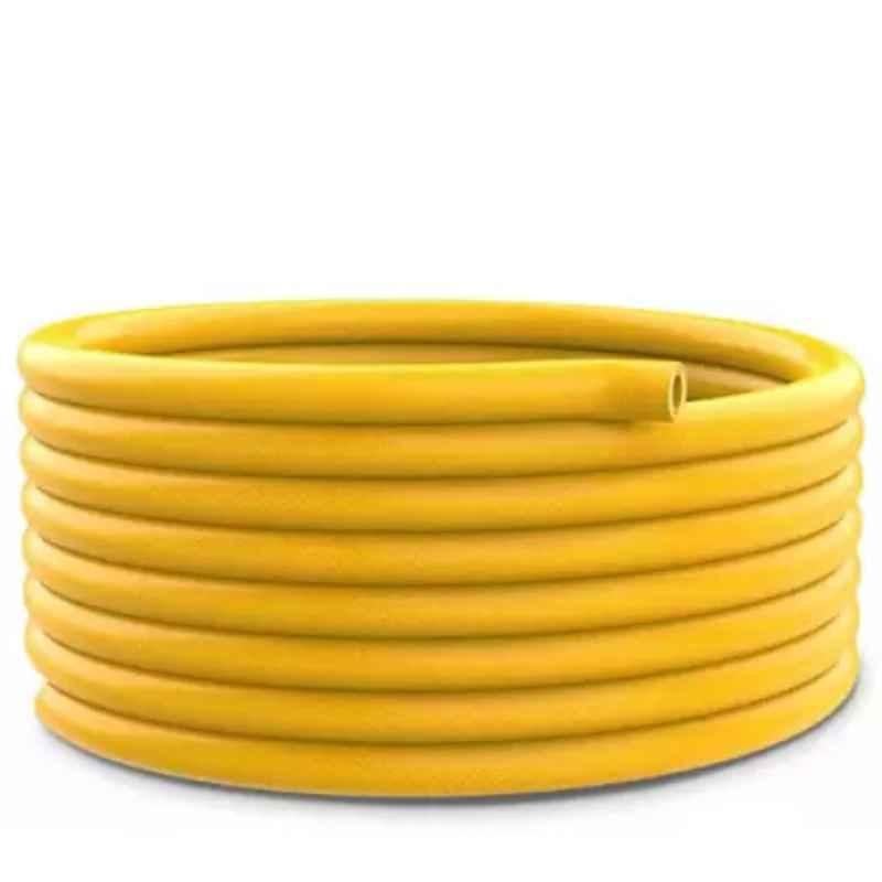 Deli DL8072-10 10m 2mm 3 Layer Yellow PVC Water Garden Hose Pipe