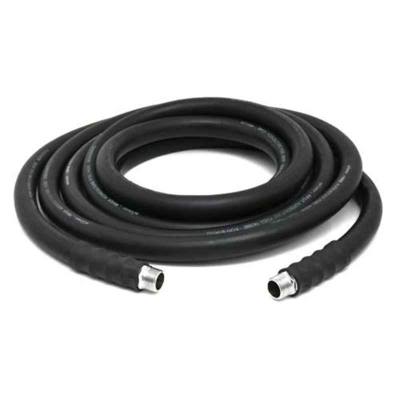 Zephyr 25mm Rubber Black Oil Dispensing Hydraulic Hose Pipe, OD2515, Length: 15 m