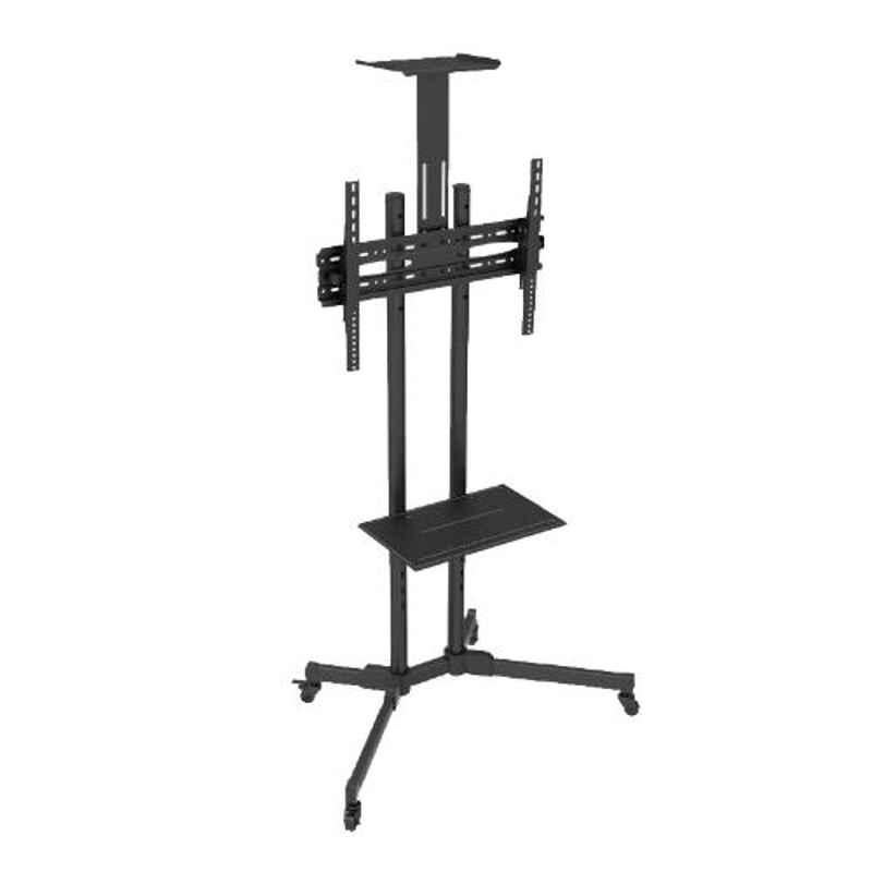 Logic 32-55 inch Steel Black Display Floor Mount Trolley, LG-Opel