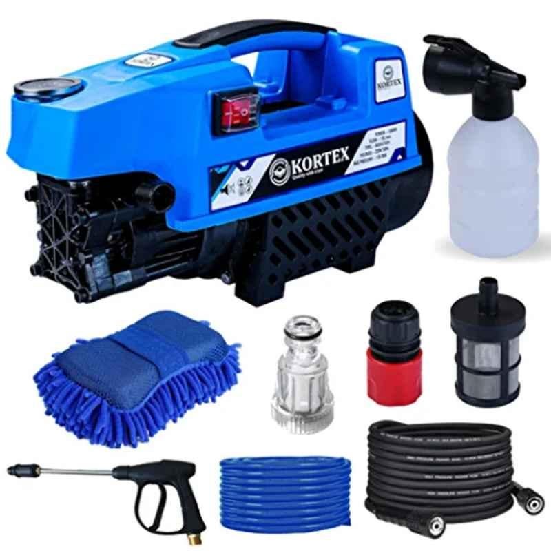 Kortex 1800W 130bar Blue High Pressure Car Washer Pump Set with Copper Winding, KORTEX B5