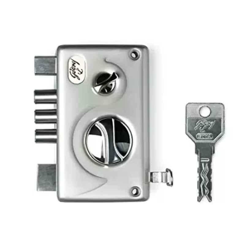 Godrej EVVA Pentabolt 1CK Satin Nickel Door Lock, 3345
