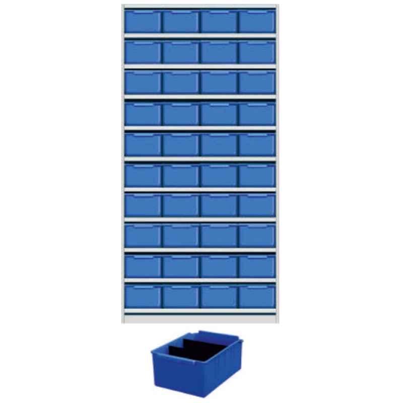Universal 900kg 11 Shelves Steel & Plastic Light Grey Storage Rack, UMASU29