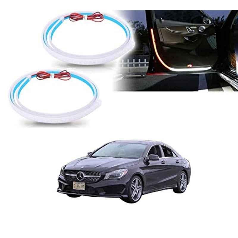 Kozdiko 2 Pcs 120cm Car Door Opening Warning LED Strips Safety Light Set for Mercedes Benz CLA-Class
