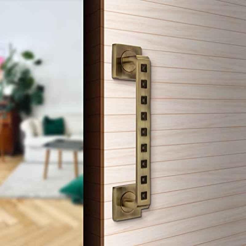 Screwtight Kund 6 inch Brass Antique Finish Door Pull Handle