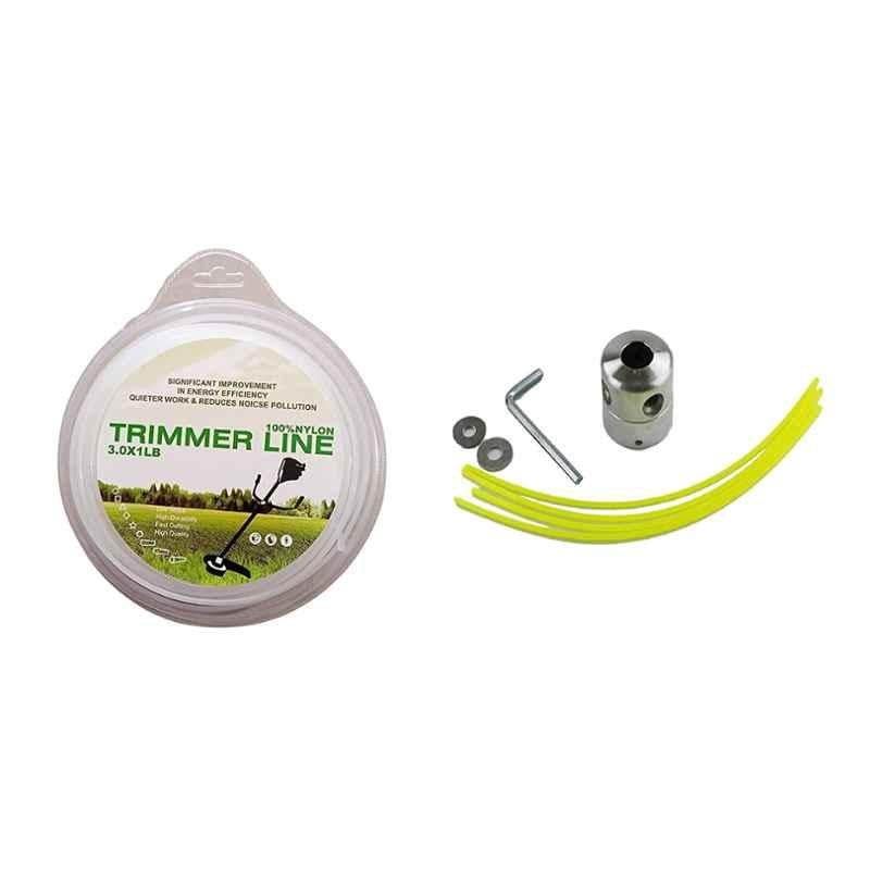 Mecstroke MS-TL 3mm 50m Round Heavy Duty Nylon Trimmer Line for Trimmer Head, SM134NR