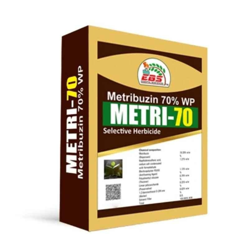 EBS Metri-70 250g Metribuzin 70% WP Systemic & Contact Herbicide for Control of Annual Broad-Leaved Weeds