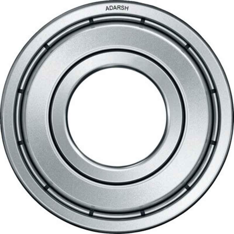 Adarsh 8x22x7mm Chrome Steel Both Side Sealed Ball Bearing, 608 ZZ (Pack of 10)