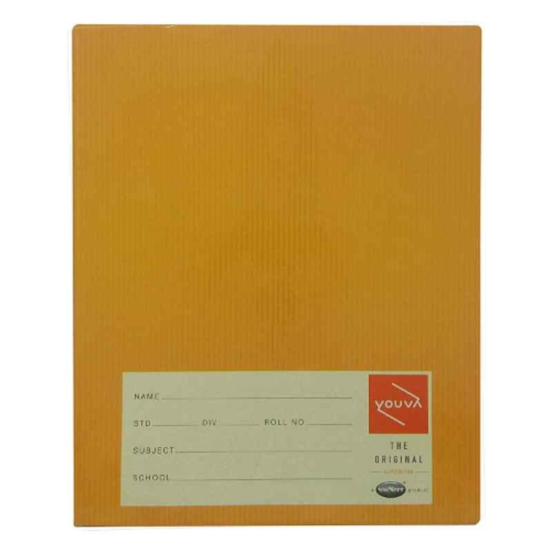 Navneet Youva Regular Size 172 Pages Assorted Design Brown Full Bound Single Line Notebook, 23281 (Pack of 12)