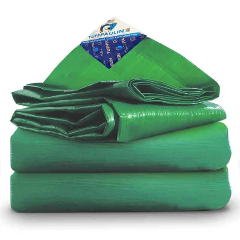 TUFFPAULIN 18x15ft 150 GSM Polyethylene Green Heavy Duty Tarpaulin