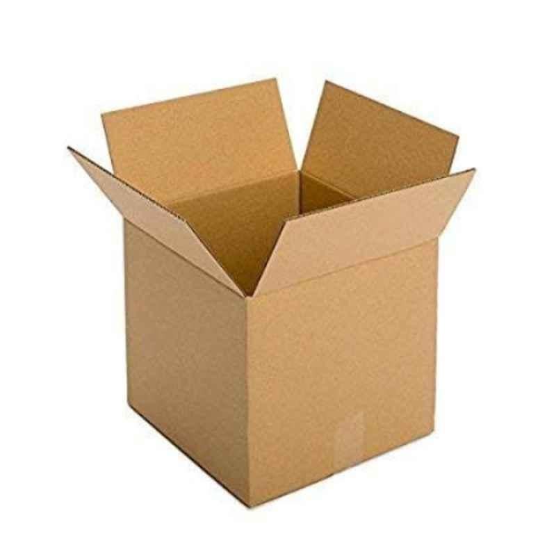 ABS 6.5x6.5x6.5 inch 3 Ply Paper Brown Square Corrugated Box, ABS080 (Pack of 50)