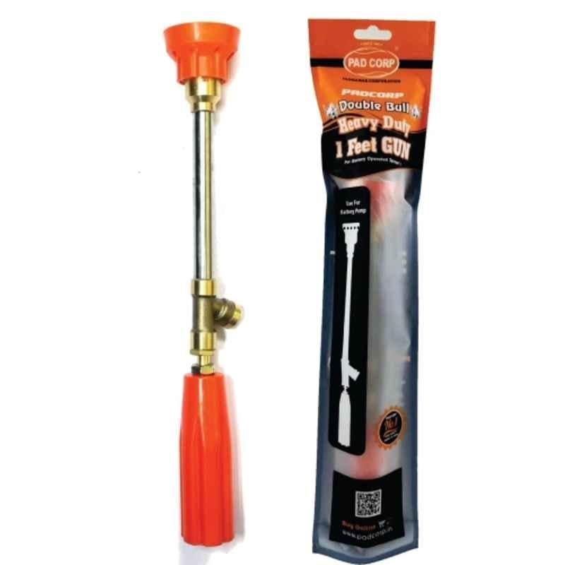 Pad Crop Double Bull 1ft Stainless Steel Adjustable Agriculture Spray Gun for Battery Sprayer