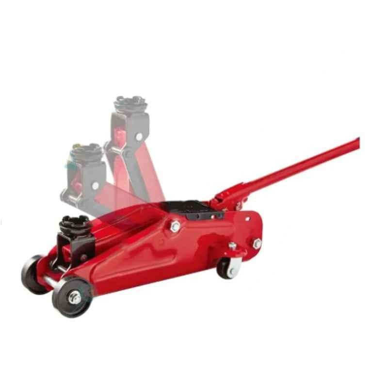 Premium 2.5 Ton Mild Steel Hydraulic Floor Trolley Jack for Hatchback Cars, RD-TJ-20220705