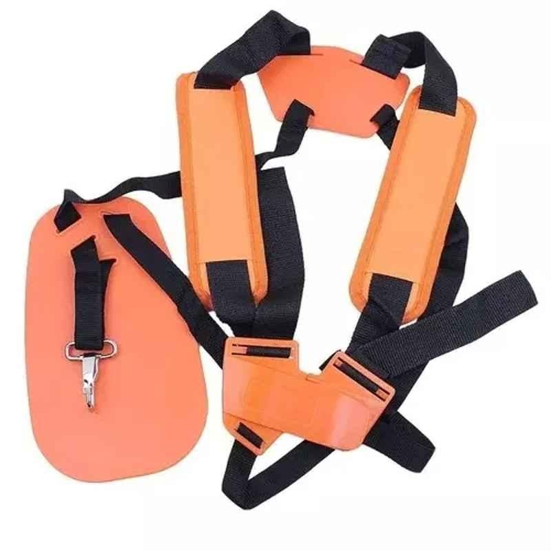 Shwarya 4 Strokes Orange Double Shoulder Belt for Brush Cutter, 3270799