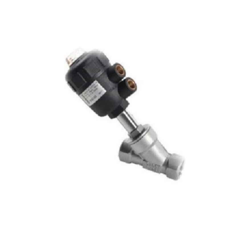 Aerotac 1-1/2 inch Stainless Steel Single Acting Y Type Angle Valve, Y-40