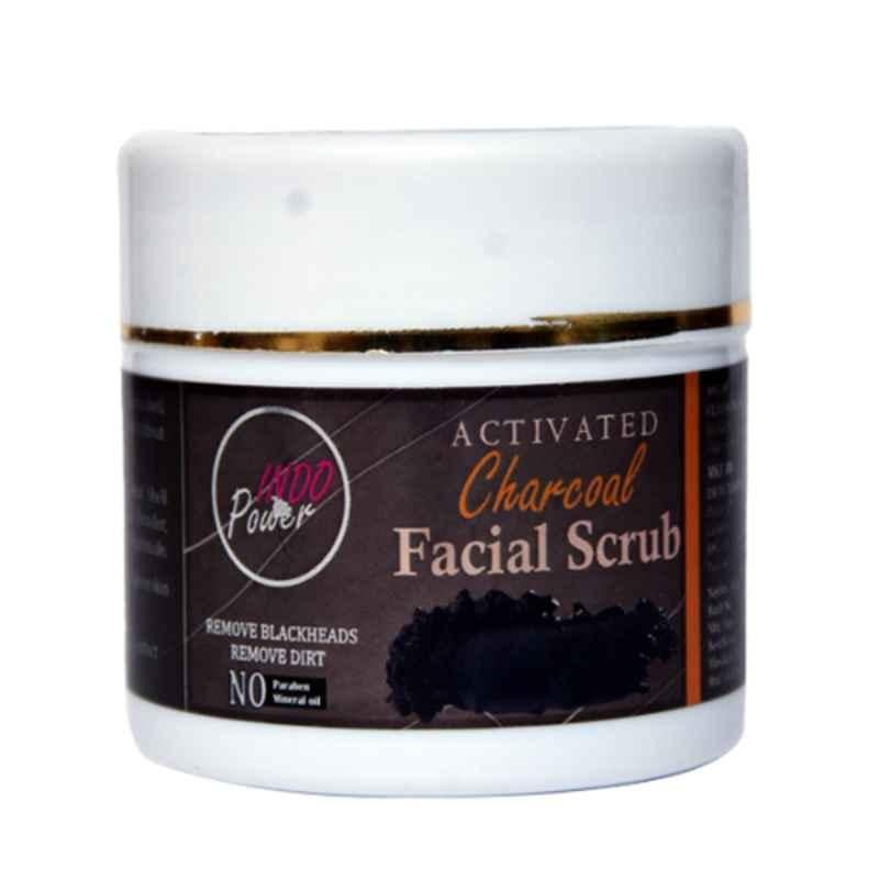 Indopower DD47 100g Activated Charcoal Facial Scrub