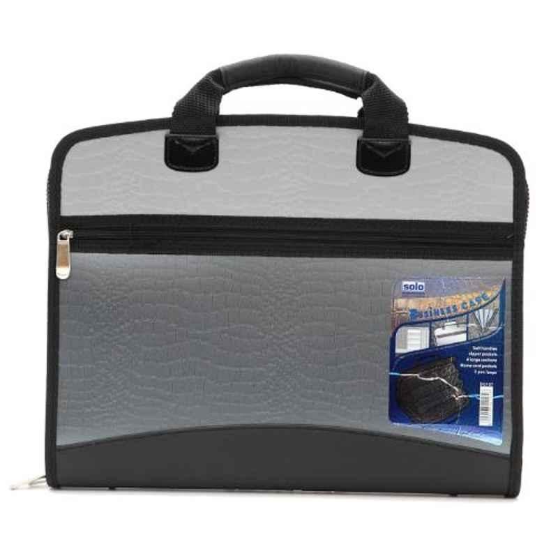 Solo Magic Square Grey Executive Document Case, DC107 (Pack of 5)