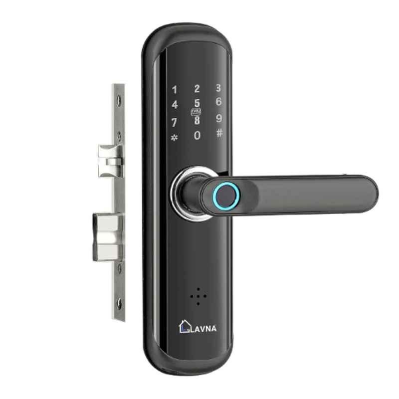 Lavna L-A28 Black Smart Digital Door Lock for Wooden Doors
