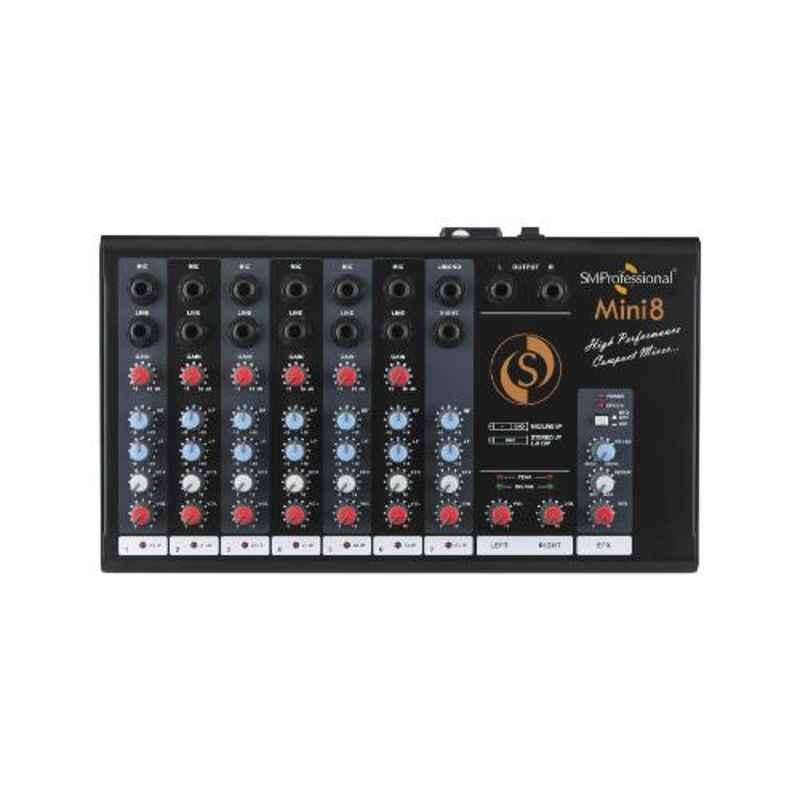 Studiomaster Professional 25Hz-19kHz Compact Sound Mixer, Mini 8