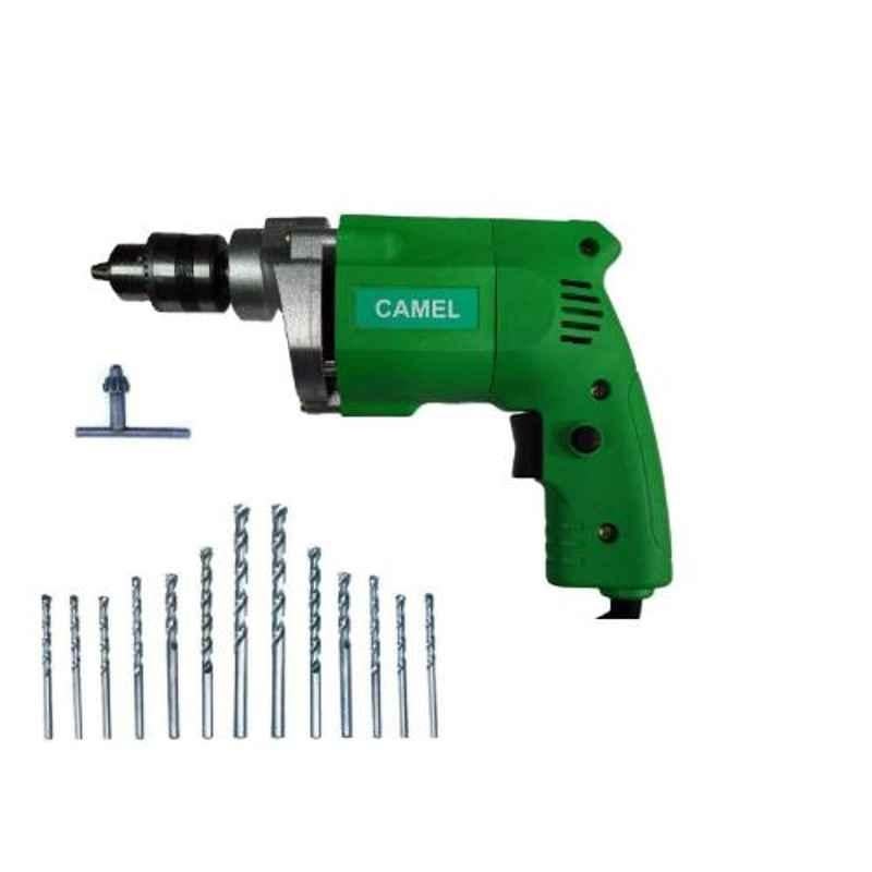 Camel 10mm 350W Drill Machine with 13Pcs Drill Bit Sets, CD10