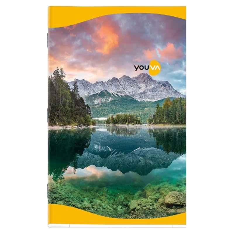 Navneet Youva Regular Size 172 Pages Assorted Design Soft Bound Single Line Long Notebook, 22503 (Pack of 12)