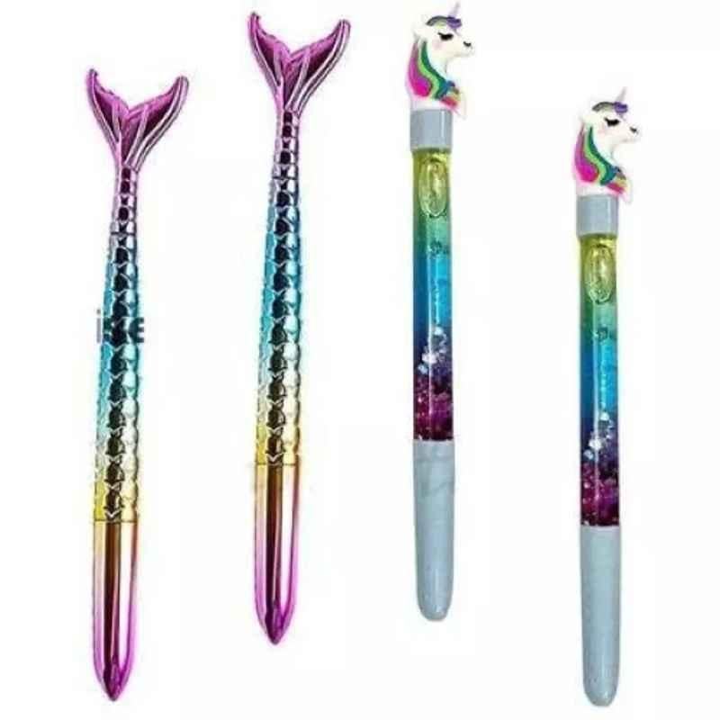 Fastgear 0.5mm Nib Grade Blue Gel Pen, FG1874 (Pack of 4)