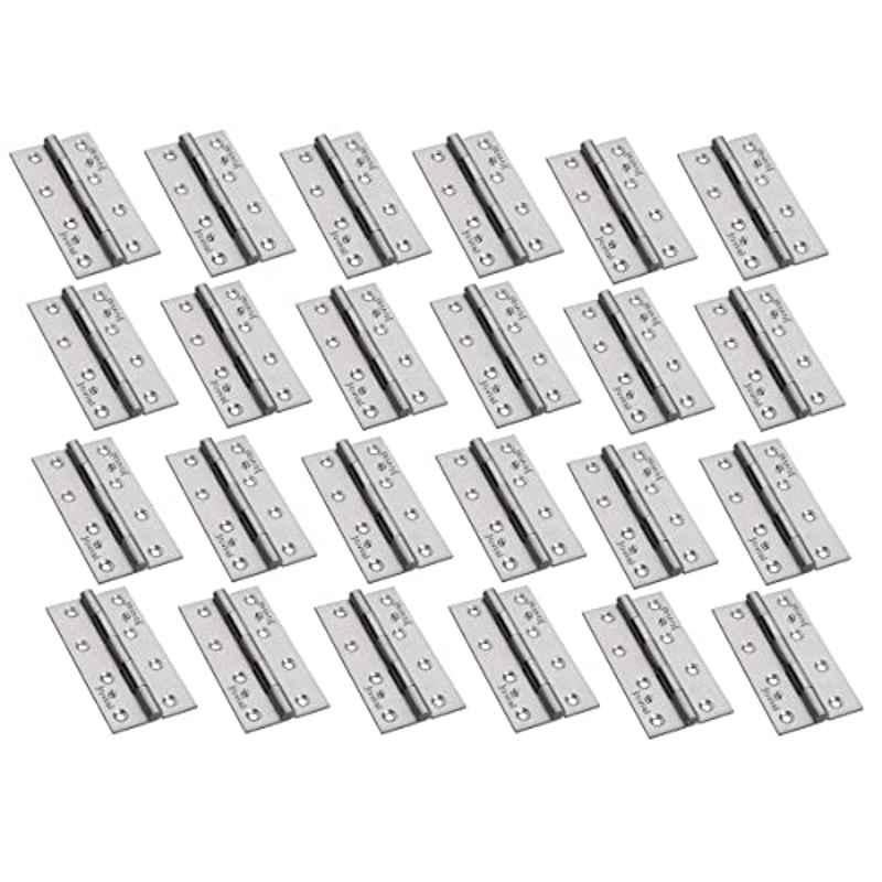 Jovial Lacier 3 inch 16G Stainless Steel Satin Matt Finish Door & Window Butt Hinges (Pack of 24)