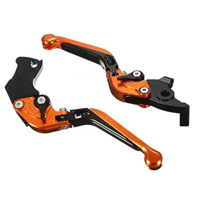 MOXI Brand - Foldable KTM Series Clutch and Brake Levers - 6 Positions Adjustment & Foldable levers - for KTM Duke/RC - 200/250 - High Performance