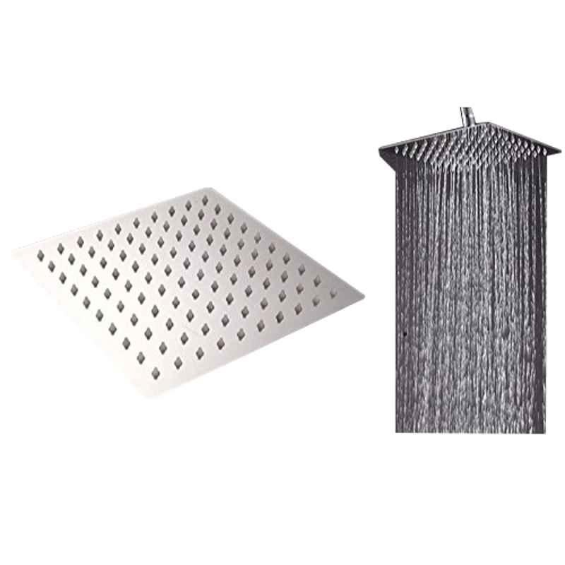 Logger Brass Chrome Plated Glossy Finished Silver Shower Head Without Arm