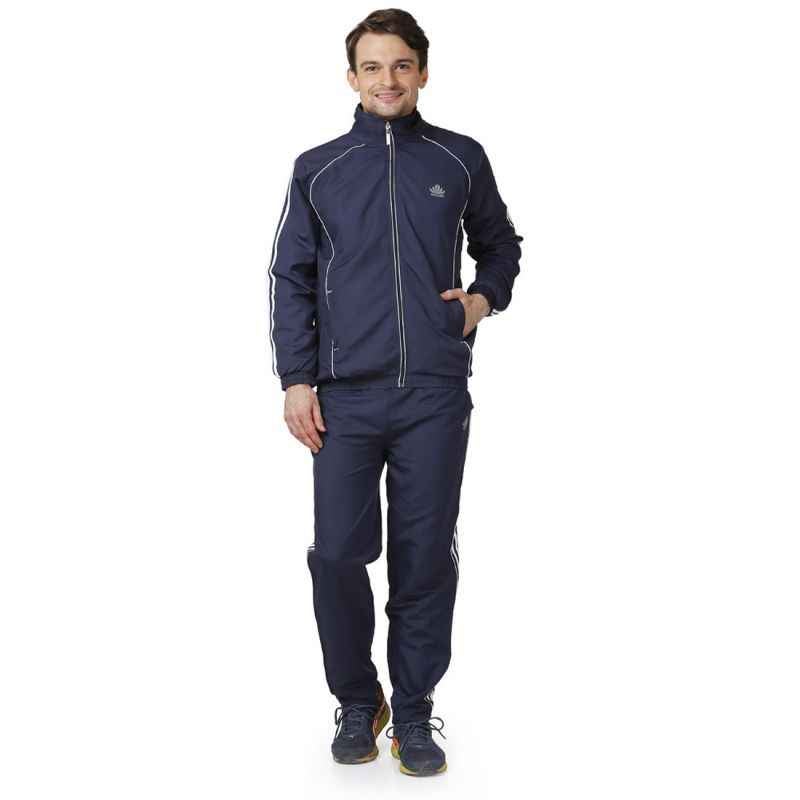 Abloom 132 Navy Blue & White Tracksuit, Size: M