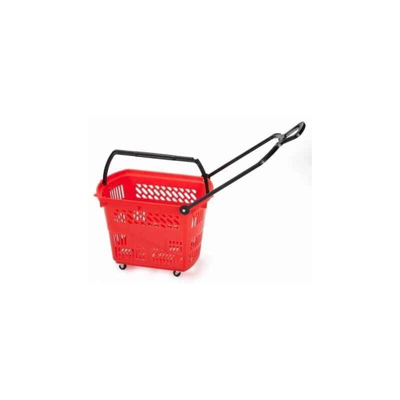 Bigapple 30L Capacity Plastic Shopping Basket, BA-Basket-30L