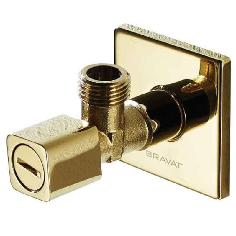 Bravat Miscellaneous Wall Mount Angular Stop Cock with Filter, AVS-002G
