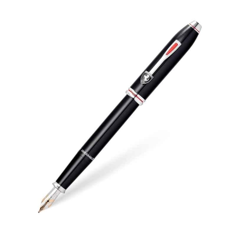 Cross Townsend Black Ink Black Lacquer Finish Fountain Pen, FR0046-56MD