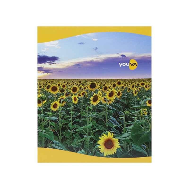 Navneet Youva Regular Size 172 Pages Assorted Design Soft Bound Unruled Notebook, 23023 (Pack of 10)