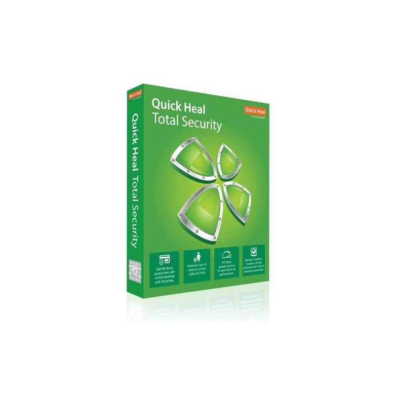 Quick Heal Total Security Latest Version, 1 PC, 1 Year (DVD)