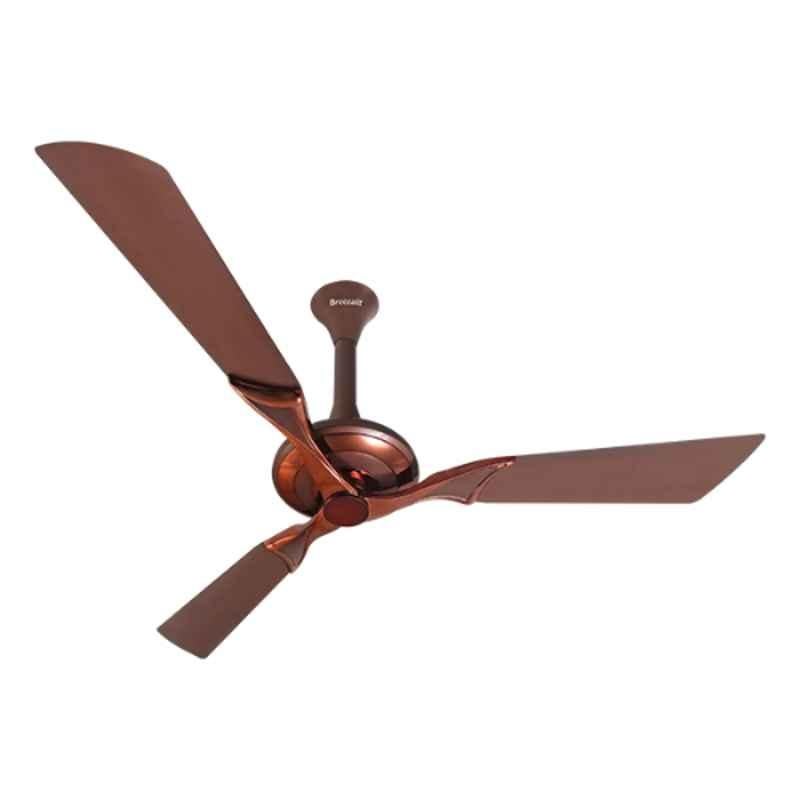 Breezalit Stella 70W Pearl Brown Designer Ceiling Fan, BZ044, Sweep: 1320 mm